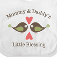 thumbnail image 4 of Inktastic Mommy & Daddy's Little Blessing Boys or Girls Baby Bib, 4 of 4