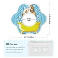 thumbnail image 6 of Bingfone Dog Takes A Bath In The Bathtub Soft Bibs For Baby Boy Girl 360 Rotate Petal Absorbent Bibs Washable For Drooling Teething, 6 of 9