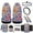 Dahlia, variant on Yuyamidu Aztec Car Seat Cover Front Seat Protector 12 PCS Set Sunflower Steering Wheel Cover Seat Belt Pad Armrest Covers Garbage Bag Air Vent Bag Rearview Mirror Cover Coasters Keychain
