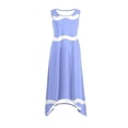 thumbnail image 6 of XuJwPNcy Flowy Dress for Women Summer Loose Tank Dress Trendy Vacation Travel Outfits Irregular Hem Maxi Dresses, 6 of 7