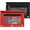 Black & Red, variant on Binder Pencil Storage Bags for 3 Ring Binder, 2 Pack 3 Ring Binder Pencil Pouches Double Zipper Pencil Case Cosmetic Bag