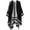 Blackwhite, variant on ZhangBaoLin Women Shawl Wrap Cardigan Open Front Poncho Cape Sweater Coat Fashion Wool Travel Blanket