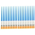thumbnail image 4 of WORGEOUS 100 pcs Paint Brush Set Nylon Hair Art Painting Tool Set for Watercolor Oil Painting, 4 of 8