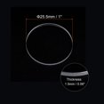 thumbnail image 2 of Uxcell Watch Crystal Lens Glass 25.5mm Dia. 1.5mm Thick Round Flat High Transmittance Watch Glass Replacement Part, 2 of 6