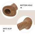 thumbnail image 5 of Pawsdot Hiking Pole Handle Grips Ergonomic Design Softwood Brown 1Pack, 5 of 5