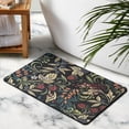 thumbnail image 3 of Elegant and Versatile 20x32 inch Floral Bathroom Rugs - Non-Slip Large Kitchen Rug - Distressed Indoor Carpet for Dining and Office Areas, 3 of 5