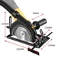 thumbnail image 2 of 2X Profundidad de Corte Ajustable de 45° Soporte de Posicionamiento Amoladora Angular Retroadaptación Máquina de Corte Base Ranurada para 100-125MM, 2 of 5
