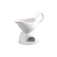 thumbnail image 2 of Porcelain Gravy Sauce Boat with Stand and Candle, white, 2 of 4
