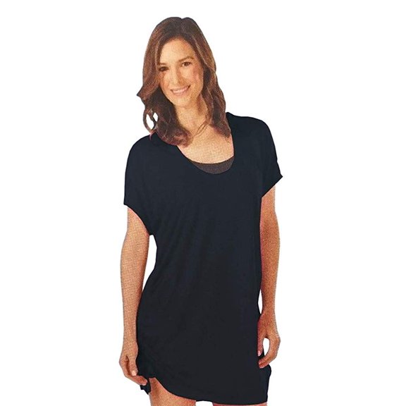 Speedo Women's Adjustable Length Swim Cover-Up X-Large, Black