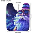 thumbnail image 4 of Bathroom Rug Toiletry Mat Set Cool Santa Print, Soft Absorbent Bath Rug and U-Shaped Toilet Rug, Non-Slip Bath Carpet, Machine Wash Dry, Bath Mats for Bathroom 17.3"x13.4"+23.6"x15.7", 4 of 5