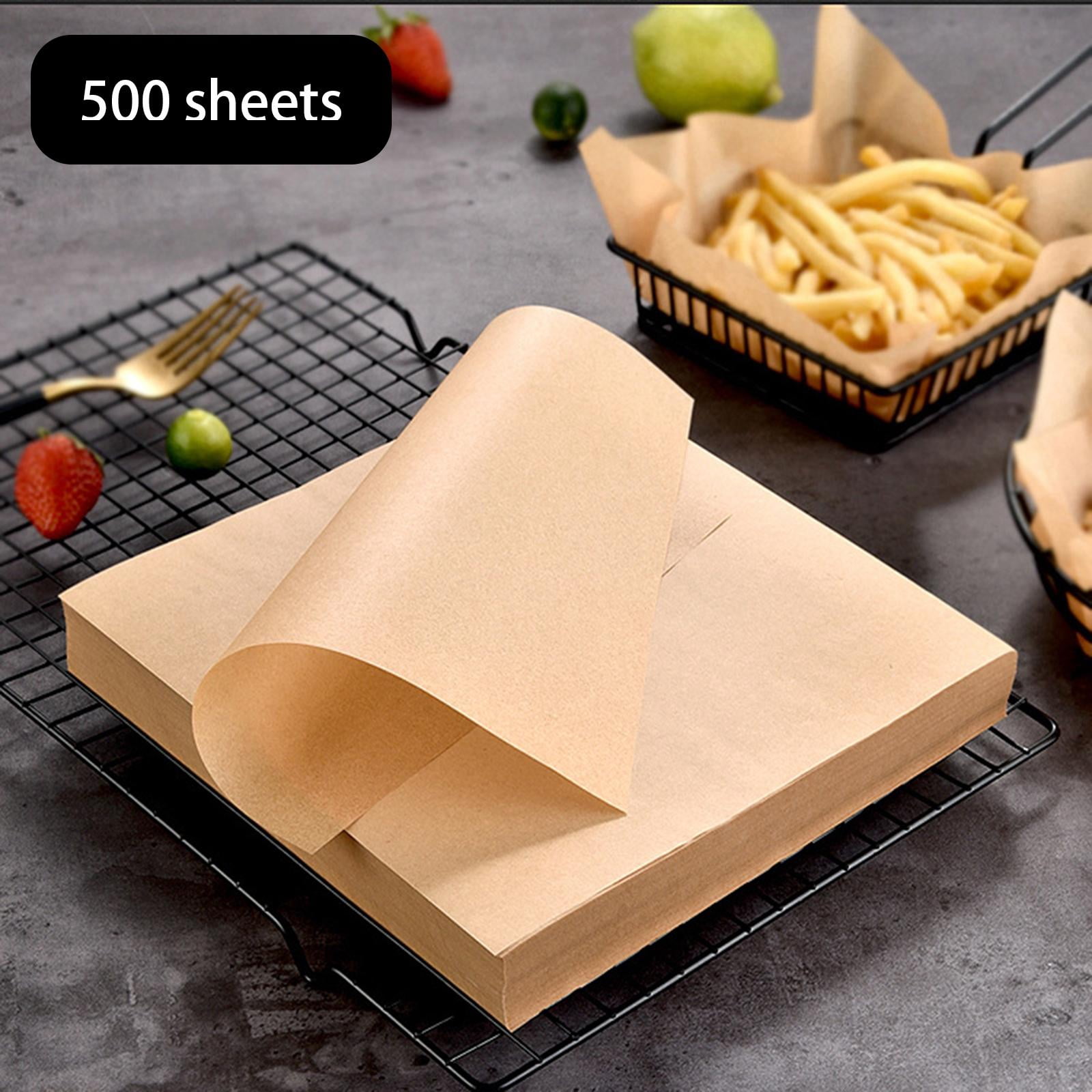 500PCS Square Liner, Nonstick Sheet, Oil , Food Grade Square Baking Paper 30x30cm