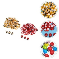 OATIPHO  Assorted Color Wooden Craft Decor for Garden and Desktop 200Pcs