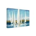 thumbnail image 2 of Julia Purinton 'Sails On Horizon' Outdoor Canvas 16x16, 2 of 5