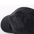 thumbnail image 4 of Waterproof Winter Hats Warm Polyester Lined Earflaps Baseball Cap,Black, 4 of 9