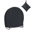 thumbnail image 3 of fashionhome Firewood Circular Rack Cover Dustproof Weather-Resistant Protection Shield Travelling Garden Waterproof Storage Holder Home Garden Yards Type1, 3 of 8