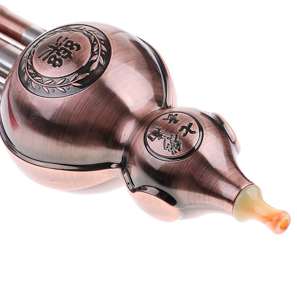 Chinese Flute Ethnic Gourd Flauta Pipes cucurbit Professional Wind Musical Instruments C Beginners Folk Music