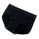 thumbnail image 4 of Bragas sin costuras con entrepierna de suave para mujer Ropa interior Calzoncillos de cintura media Lencería Negro Baoblaze Bragas sin costuras de mujer, 4 of 6