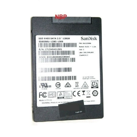 Genuine SanDisk X400 128GB 2.5" SATA SSD Drive (U) SD8SB8U-128G-1006