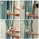 thumbnail image 3 of Cuerdas de cortina Sincero 2 piezas hechas a mano retro con nudos rurales cordón de algodón para cortinas blanco brillante, 3 of 6