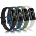thumbnail image 1 of Brazaletes de repuesto compatibles con Vancle para Fitbit Inspire 3, paquete de 4, 1 of 8