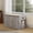 Gray, variant on Pet Cat Litter Box Enclosure, Wooden Hidden Litter Box Cabinet, Indoor Cat Washroom Furniture with Barn Door, Pet House, Dog Proof Hideaway Kitty Covered Litter Box Enclosure, Modern End Table