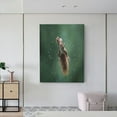 thumbnail image 6 of Kdxio Squirrel Pattern Canvas Wall Art 12x16 Inches - Waterproof HD Print Solid Wood Frame for Living Room & Bathroom,Vertical, 6 of 8