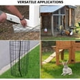 thumbnail image 6 of 24'' x 50' 1 Inch Hardware Cloth 16 Gauge Black Vinyl Coated Welded Fence Mesh for Home Garden Projects, 6 of 7