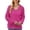 Hot Pink, variant on Winter Savings Clearance!YANHAIGONG Clearance Women's Hollow out Sweater Loose Fitting Long Sleeve Solid Color Casual Knitted Sweater Pullover Top Womens Fall Fashion 2024 Fashion Deals