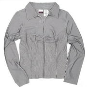 Juniors Silky Stripe Top