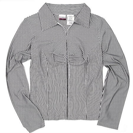 Juniors Silky Stripe Top