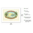 thumbnail image 2 of Havana Imperial Cigars - Vintage Cigar Label c.1910 - Bamboo Fine Art 290gsm Paper (Unframed) 12x16in, 2 of 4