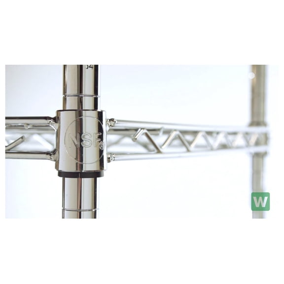 Chrome Wire Shelving 24 x - NSF (2 Shelves)