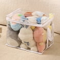 thumbnail image 7 of Shoreew Transparent Toy Storage Bag Large Capacity Waterproof Easy to Clean Zipper Bag Multifunctional Clear Storage Container, 7 of 7
