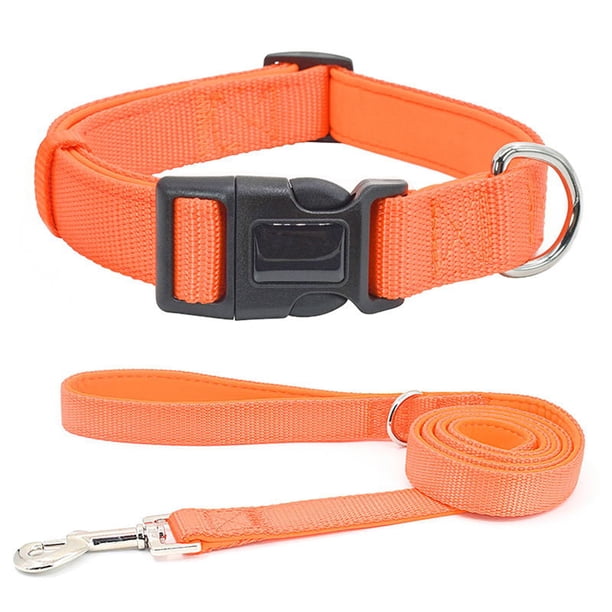 Collar para perros, collar básico avanzado para perros pequeños, medianos y grandes, tela de cinta ajustable,