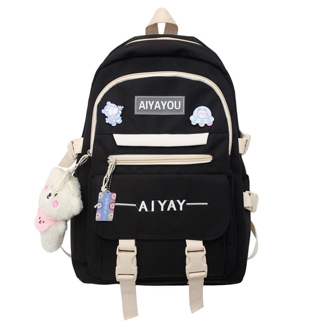 School Bag High School Girl Large Capacity Backpack Fashion Junior High School Student Backpack Travel Backpack Leisure Bag