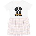 thumbnail image 3 of Inktastic Bernese Mountain Dog Girls Toddler Dress, 3 of 5