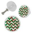 thumbnail image 2 of 4 Pcs Christmas Knobs for Kitchen Cabinet Cupboard Dresser Bookcase Drawer Pulls Handles Round Home Decor, 2 of 5
