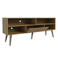 thumbnail image 4 of Madesa Modern TV Stand with 1 Door and 4 Shelves with Cable MANAGEMENT for 55, 65 Inch Media Storage Media Console Living Room and Bedroom Entertainment Center Wooden Television Cabinet - Rustic, 4 of 5