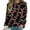 08-Black, variant on IWRICH Funny Sweatshirt for Women Crewneck Long Sleeve Loose Fit Graphic Pullover Tops 08-Black XL