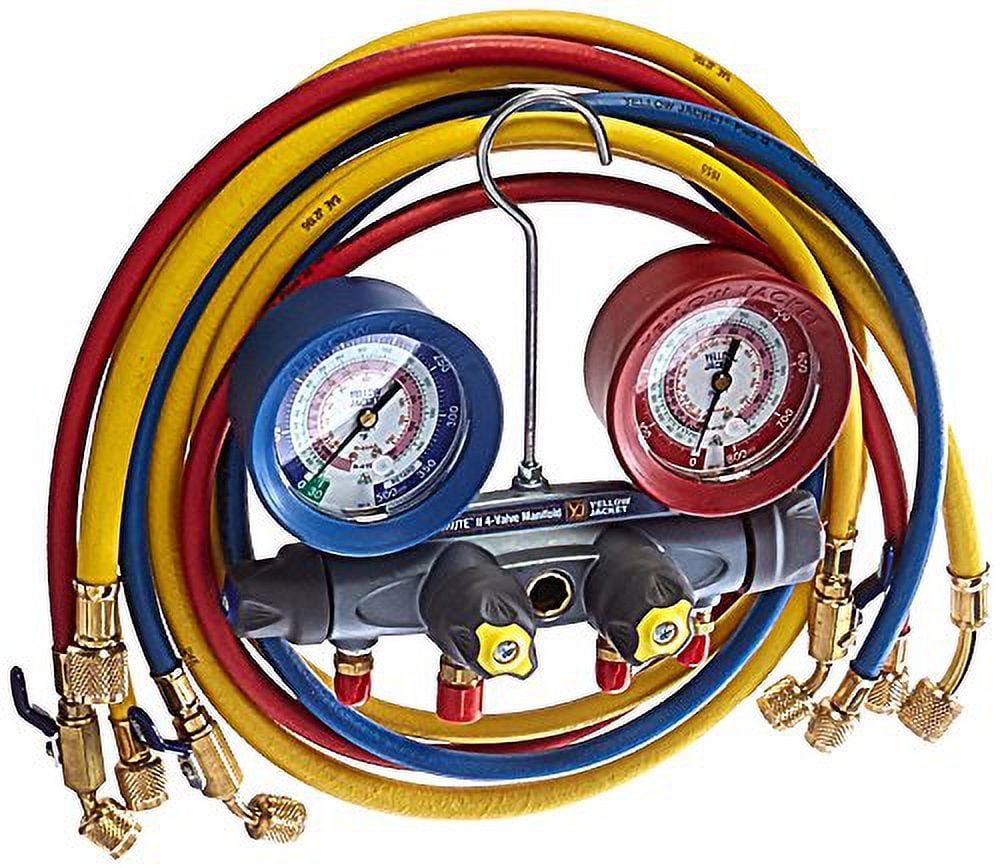 Mechanical Manifold Gauge Set,4-Valve 46013