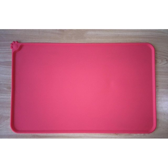 Dog Food Silic Mat(red)