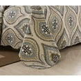 thumbnail image 3 of MarCielo 3 Piece Lightweight Quilt King, Printed Quilt, Quilt Set Bedding Throw Blanket Coverlet Lightweight Oversize Bedspread Ensemble, Yellow+Dark Gray, King Size, Joni, 3 of 5