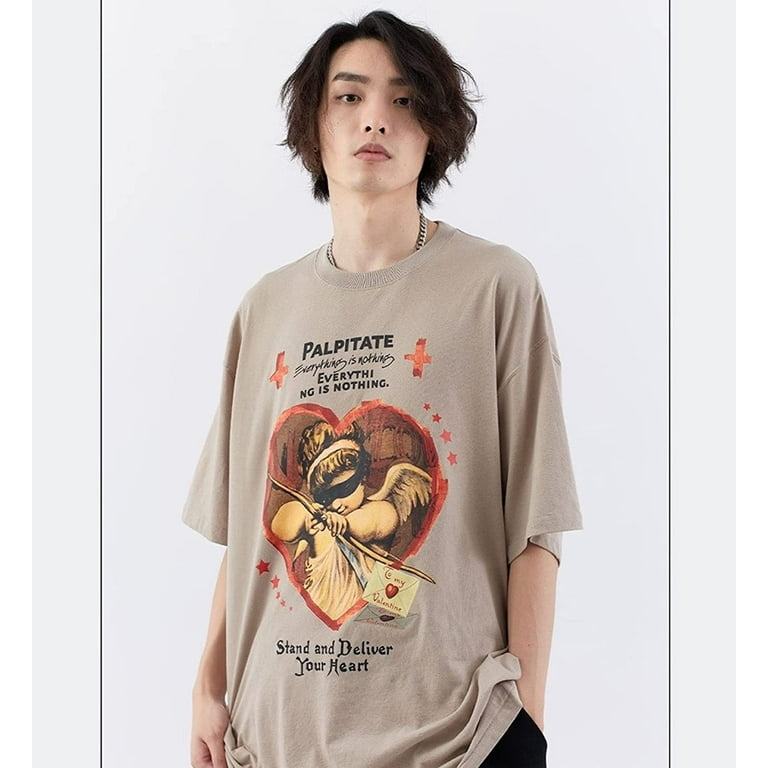 Y2k Short Sleeve Goth Tee Tops Vintage Harajuku T-shirt