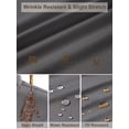 thumbnail image 6 of sogami Men's Stain Shield Dress Shirt Long Sleeve Stretch Button Down Formal Shirt, 6 of 7