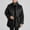 Black, variant on QUNYINEY Coats for Men Long Sleeve Solid Faux Fur Black Overcoat Loose Cardigan Warm Outerwear Coats