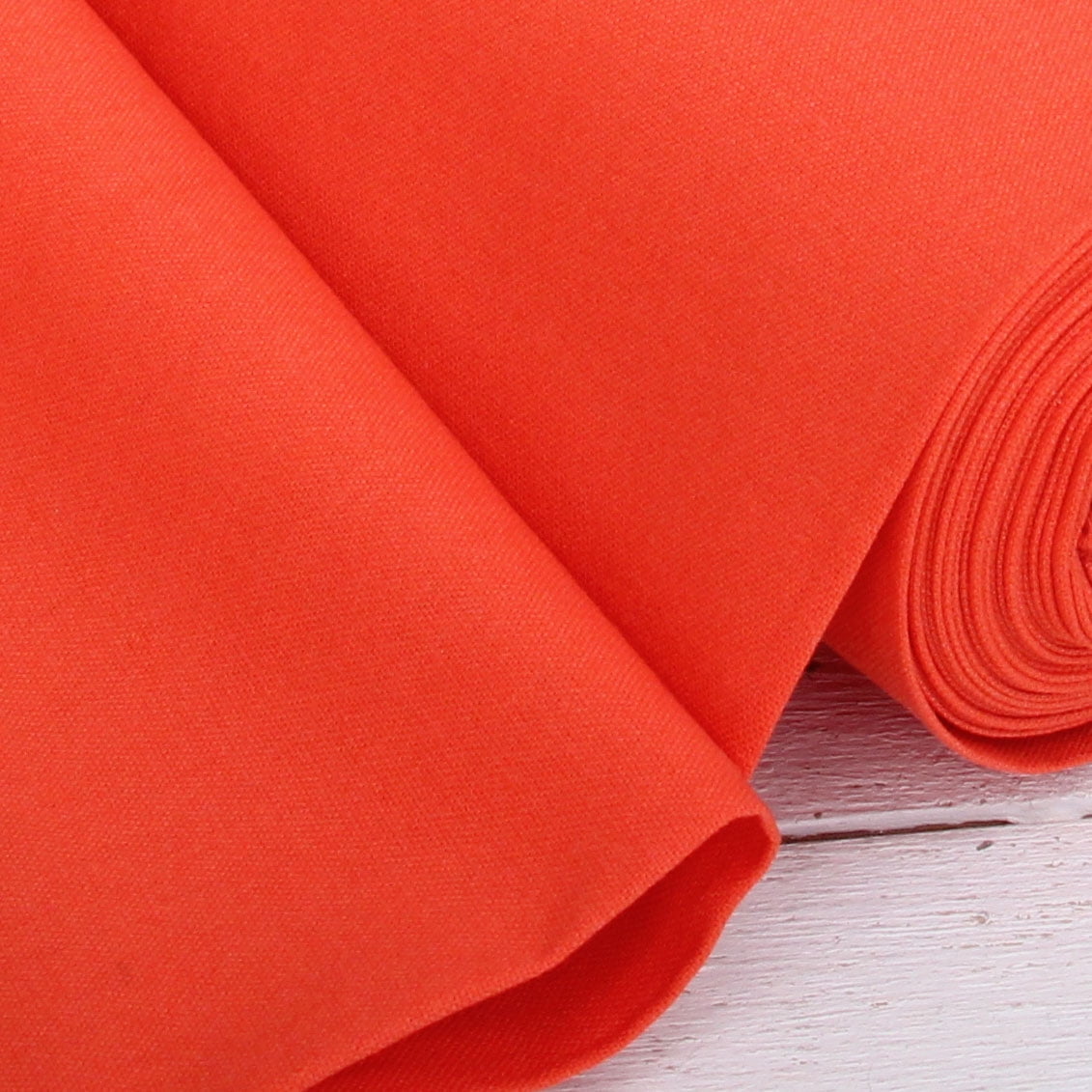 10 Yard Cut of Threadart Linen Fabric - Embroidery Fabric - Premium Cotton Linen Fabric for Embroidery, Cross Stitch, Apparel, Linen Canvas, Home Décor - 55" Width - Carrot Orange