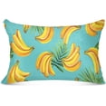 thumbnail image 3 of GZHJMY Banana Standard Pillowcase Super Soft Cozy Plush Pillow Case with Zipper for Sofa Bed Couch, 20 x 26 Inch, 3 of 7