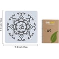 thumbnail image 2 of 1pc Mandala Round Flower Templates Reusable Plastic Drawing Painting Stencils Template, 2 of 9
