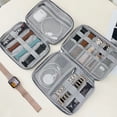 thumbnail image 4 of Billuyoard Bolsa de correa para reloj, bolsa de almacenamiento, monedero con Cable, accesorios de oficina a prueba de golpes, tira estabilizadora, Almacenamiento y organización del hogar Negro, 4 of 6