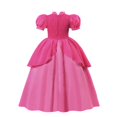 thumbnail image 5 of Vestido de princesa melocotón para niñas, ropa de fiesta de cumpleaños, actuación en escenario, Festival de Revelry, disfraz de fantasía, Cosplay, 5 of 5